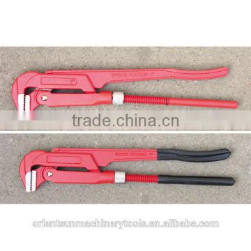 drop forged bent nose Pipe wrench plier with good price