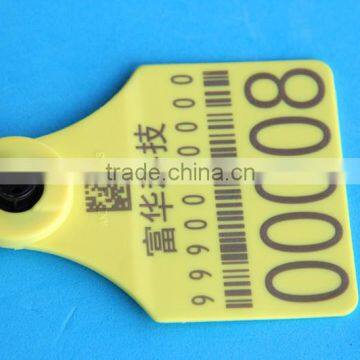 134.2khz RFID ear tags for livestock ID management HDX FDX-B