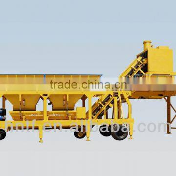 YHZS35 mobile concrete mixing station / concrete batching plant