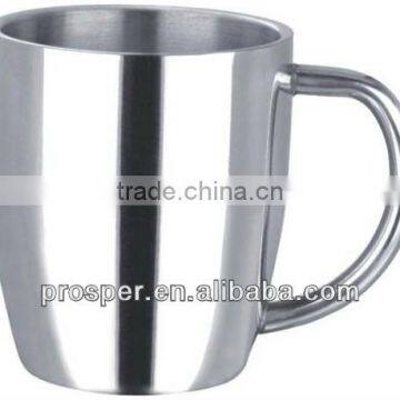 double layers stainless steel mug