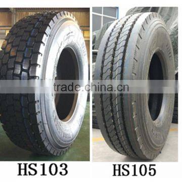 Hs101 Hs103 Kapsen Taitong Terranking Brand All Steel Radial Heavy Duty Truck Tyre 12r22.5 photo-2