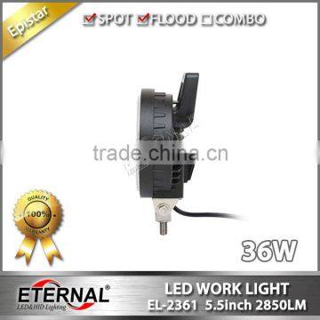 36W 5.5" Car Led Work Light Super Bright Automotive Vehicles off Road Equipment Portable Led Lamp