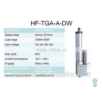 12v/24v dc High Load Mini Sex Machine Gear Motor Linear Actuator, Quiet Motion 38db photo-2