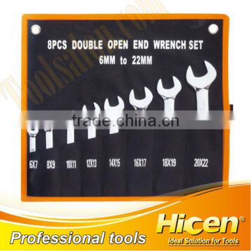 8pcs Double Open End Spanner Set