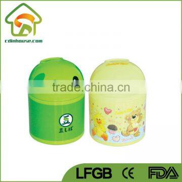 Customer Printing Cartoon Round Cylinder Plastic Tissue Box