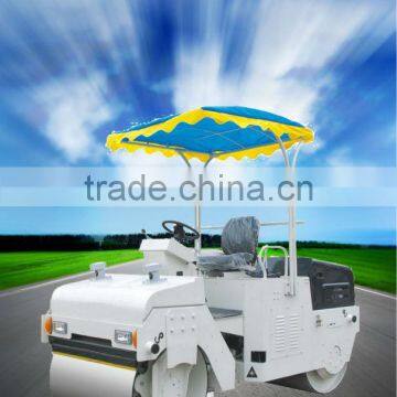 Cheap double drum vibratory road roller 3 ton