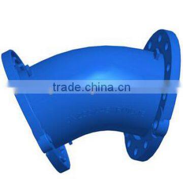 Ductile Iron Casting Pipe Bend With Flange photo-2