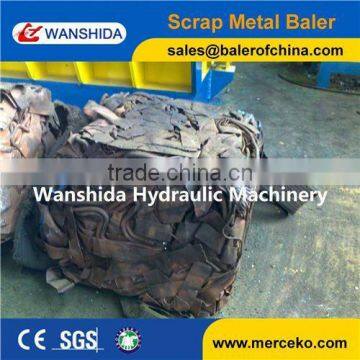 China Wanshida Hydraulic Baler Machine for Scrap Metal Recycling photo-3
