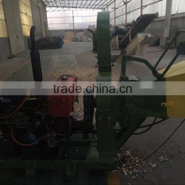 High Efficiency 40hp Wood Chipper Mobile Wood Chipper With CE