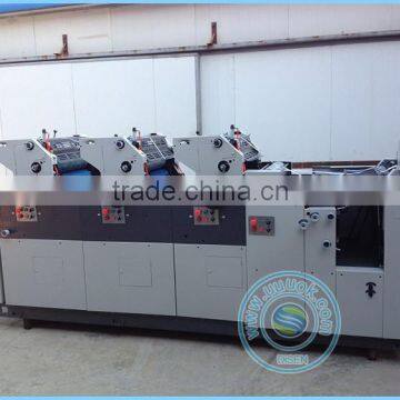 Digital Control Industrial 3 Color Offset Printing Machine for Sale photo-2