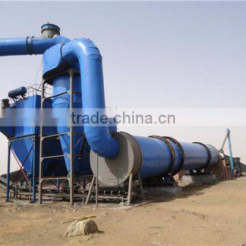 4-6 ton per hour Gypsum rotary dryer/bentonite dryer for the drying line