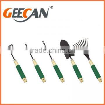 High quality Garden tool,Garden tool set,5pcs set Garden tool with wooden handle and soft touch