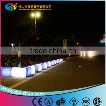 glowing plastic LED curbstone lighting