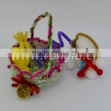 Children's Educational Toys 6mm*12" Metallic Chenille Stem Diy Toys photo-6