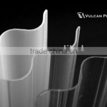 Optical Grade UV Coated Extruded Plastic Polycarbonate Corrugated Clear Sheet (Valuview Clear MINI) photo-3