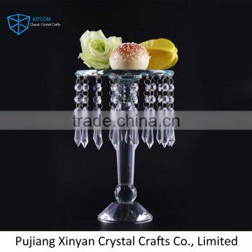 Newest Sale Simple Design Crystal Glass Fruit Stand From China photo-2