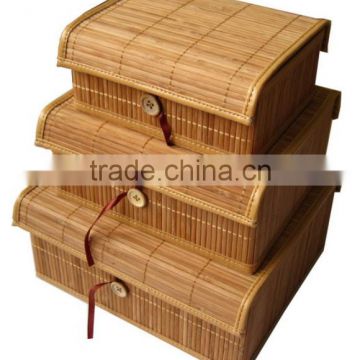 The Fashion Seller Stylish Bamboo Pattern 3 Sets Storage Box