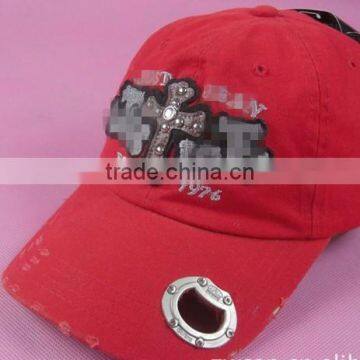 fashion baseball cap with bottle opener/korean fashion caps