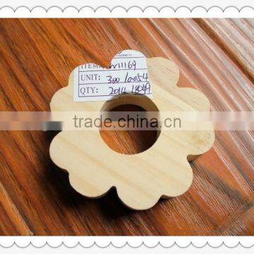 2014 New Stytle High Quality Decorative Flower Shape Wood Candle Holder photo-3