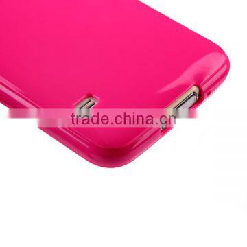 Solid Color TPU Soft Protective Case For Samsung S5, Soft Cell Phone Blank Black Cover photo-5