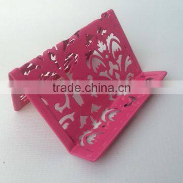 Colorful Office Desktop Metal Business Card Holder photo-2