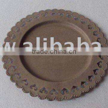 Colored Charger Plates,Antique Metal Charger Plate,Iron Charger Plates,Cheap Charger Plates,Designer Charger Plates