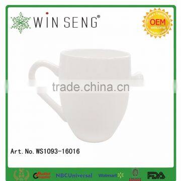 Plain White Coffee Mug, Stoneware Mug, Ceramic Cup photo-4