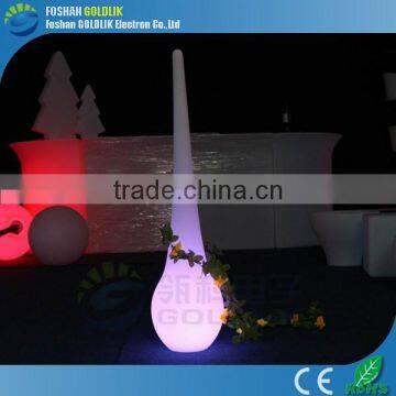 GLACS Control Color Changeable Plastic LED Landscape Lamp LED Floor Lamp Outdoor