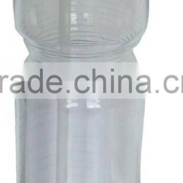 750ml BPA free food grade plastic sports water bottle with straw