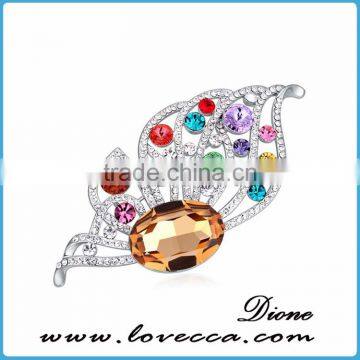 bridal pearl brooch for dress decor	,colorful fancy brooch design,rhinestone brooch design