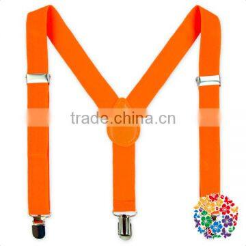 Boys Colorful Metal Clips Suspender Elastic Suspender