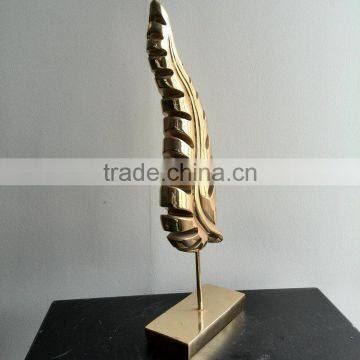Resin Art Leaf Statue Decoration photo-4