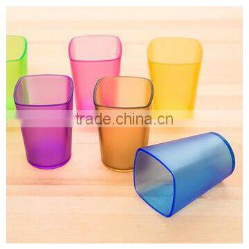 Factory Direct Sale Colorful Frosted Plastic Toothbrush Cup Tooth Mug Gargle Cup photo-3