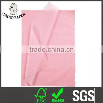 Pure Color Pink Tissue Paper Wrap Gifts