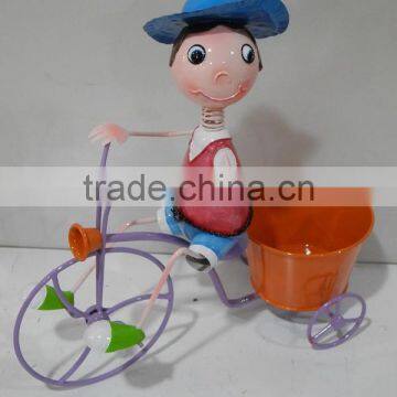 YS13463 Boy bicycle pot stand with wheels made in Xiamen