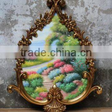 Old Factory Style Antique Gold Fancy Picture Frames photo-2