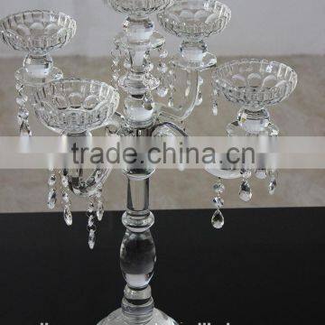 Jingyage Customized Wedding Candelabra With Hanging Crystals photo-4