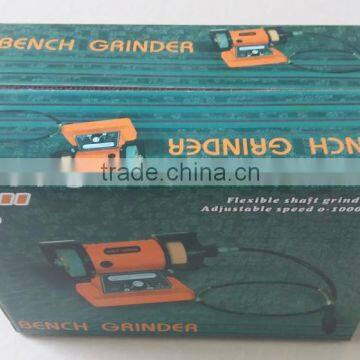 75mm 3in 200w Power Jewelry Mini Bench Grinder Machine Flexible Shaft Grinder Electric China Hobby Tools photo-6