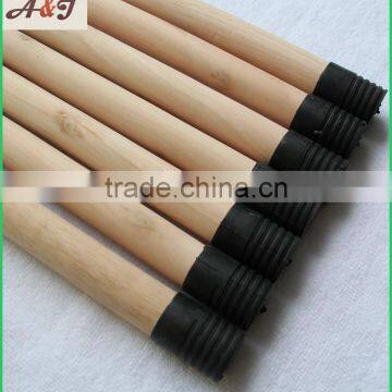 Good Polishing Natrual Wooden Flooring Mop Stick One End Plastic Cap One End Plastic Greece Screw photo-4