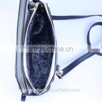 White and Black Multi Color Cross Body Bag New Design Ladies Handbag 2017 photo-5