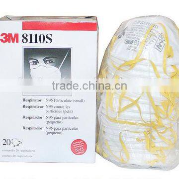 3M 8110S N95 Particulate Respirator Face Mask Small Size photo-3
