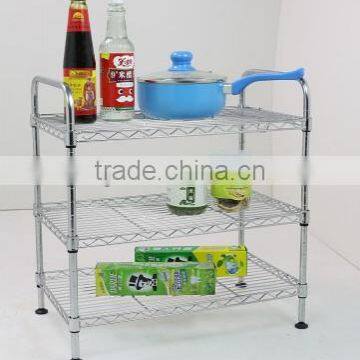 3 Tiers Adjustable Mini Table Wire Shelf