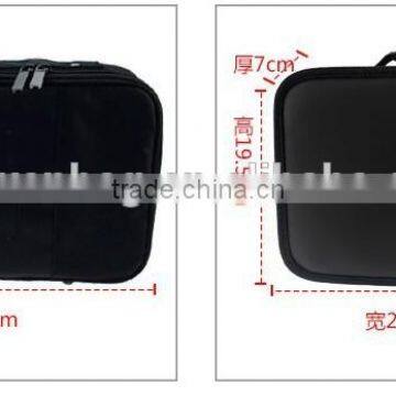 Black PU Handle Hairdresser Tool Organizer Bag photo-5