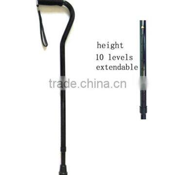 New Design Adjustable Aluminum Alloy Metal Folding Cane Walking Sticks Adjustable Height and Non Slip Rubber Base Walking Stick photo-3