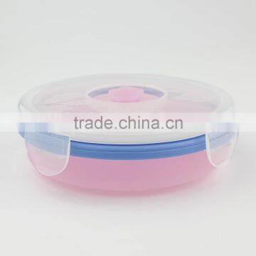2016 New Design High Quality Food Grade Silicone Kitchen Bowls/Cook Ware Set/Folding Bowl photo-4