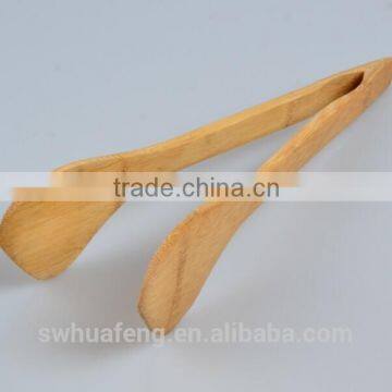 2017 new design bamboo bread tong