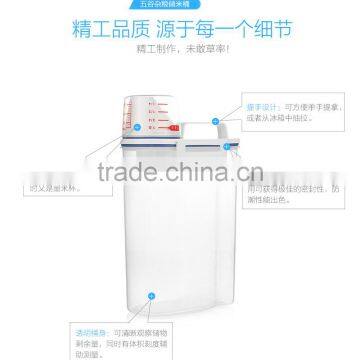 L00004 2017 New Style Grain Tank Canister Kitchen Rice Grain Storage Box Sealed in Plastic Barrels of Jar photo-5
