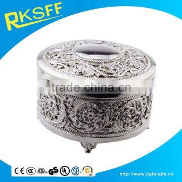 Stools Stand Jewelry Box Metal Crafts Silver Ring Jewelry Box photo-2
