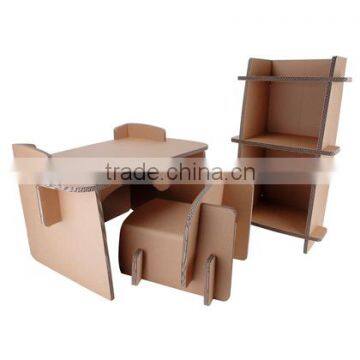 Unique kid furniture hacomo Corrugated cardboard furniture with Functional made in Japan