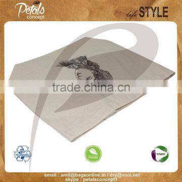 2017 Factory Direct Sale Cheap Cotton Bag / Raw Cotton Fabric Bag/unbleached Cotton Tote With Printing photo-6